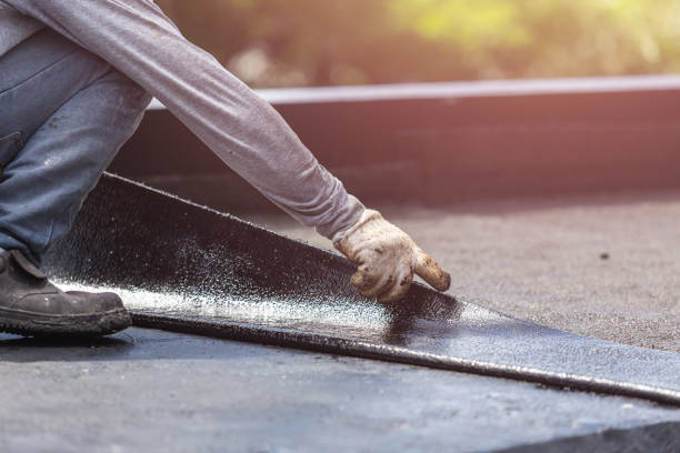 Professional Exterior Waterproofing technician working in Gladwyne, PA